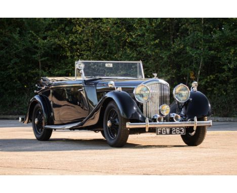 A most elegant Derby Bentley, sporting Vanden Plas coachwork and propelled by the divine 4¼-litre engine, ideal for pre-war r