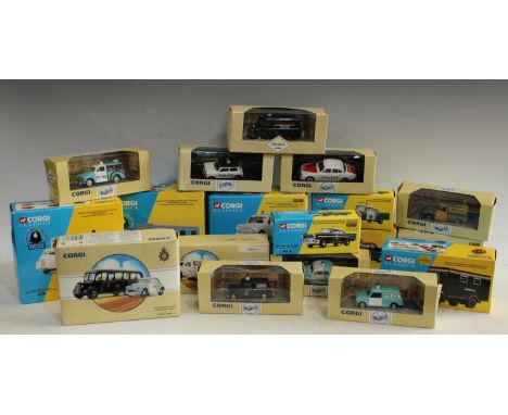 Model Cars - Corgi Classics, Police vehicles, Thames Valley Police Set 08006, boxed; others, Police Mobile Column 30307, San 