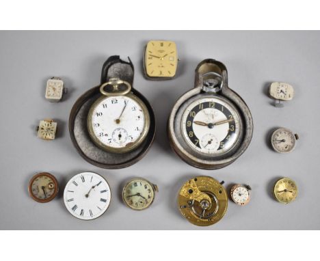 A Collection of Vintage Pocket Watch and Watch Movements Etc 