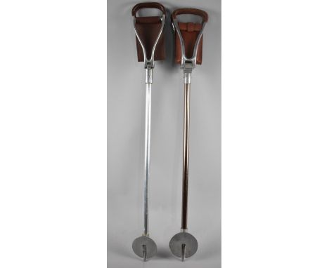 Two Vintage Shooting Sticks, One By Gamebird 