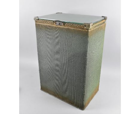 A Vintage Loom Style Linen Box, 39cm Wide 