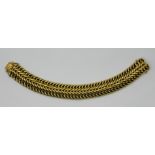 1 Damenarmband GG 18ct. gestempelt CB,