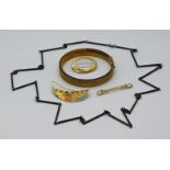 4 Teile Schmuck je GG 8ct.