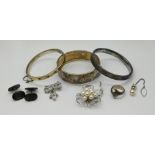 1 Konv. Schmuck wohl vollständig Silber