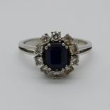 1 Damenring WG 18ct.