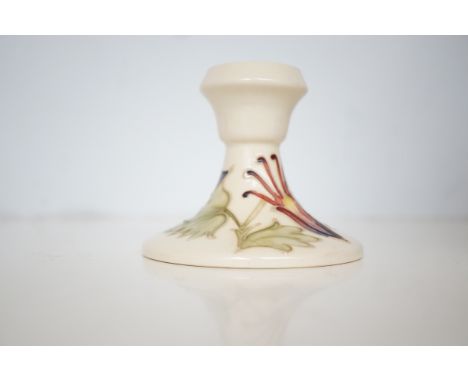 Moorcroft candle stick columbine 