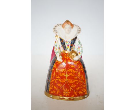 Royal Worcester candle snuffer Queen Victoria 