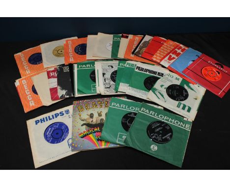 Vinyl Records - 7" singles including Shani Wallis - Sixteen Reasons - PB.1019; The Beatles - Magical Mystery Tour - MMT-1 (Wi