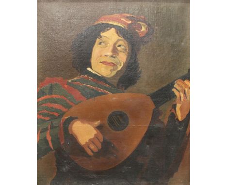 After Frans HalsThe Lute Playeroil on canvas, 53.5cm x 45cm