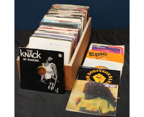 Vinyl Records - 7" singles and Promotional copies including Jackson Brown; Therapy; Roxy Music; Leo Sayer; Poni-tails; Billy 