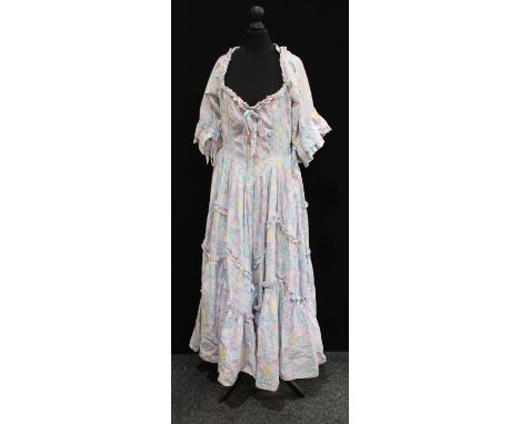 Textiles - a Laura Ashley vintage dress, made in Great Britain