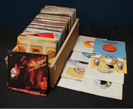 Vinyl Records - 7” singles and Promotional copies including Jerry Byrne - Lights Out - SON 5011; Stevie Wonder - Outside My W