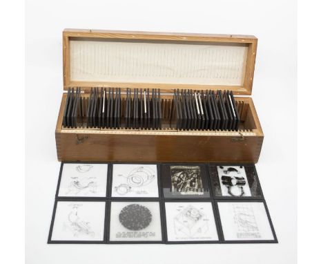 Engineering Interest: A collection of assorted engineering magic lantern slides, including slides of various engine parts and