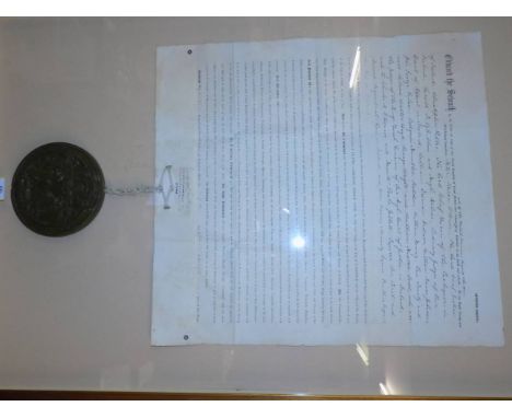 *Great Seal. Letters patent appointing Peter, Baron O'Brien, The Lord Chief Justice of Ireland, Christopher Palles, The Lord 