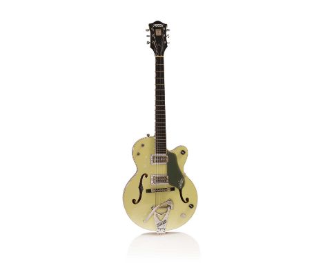 A Gretsch G6118T-60GE Vintage Select Edition '60 Anniversary hollow-bodied electric guitar, made in Japan, with two TV-Jones 