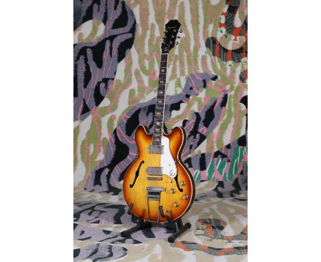 § A 1964 Epiphone Casino semi-acoustic electric guitar,  serial number '6***3', in a tobacco sunburst finish with chrome hard