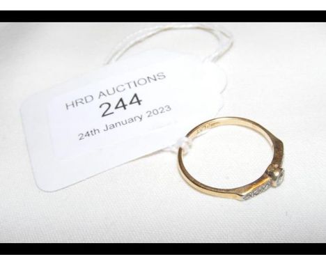 An 18ct diamond ring