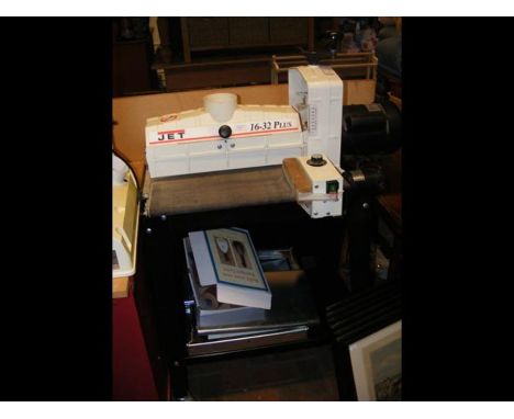 A Jet 16-32 Plus Drum Sander on stand 
