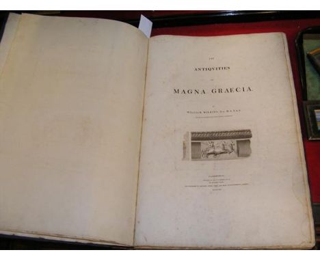 William Wilkins - 'The Antiquities of Magna Graecia' folio First Edition, published by Longman, Hurst, Orme & Rees, London 18