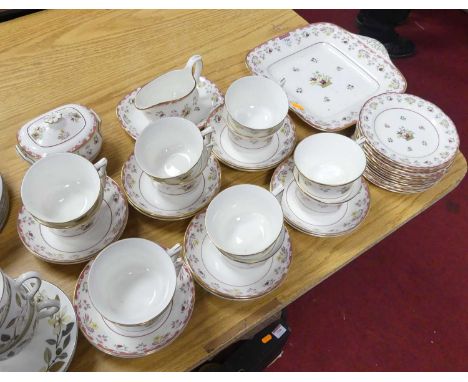 A Wedgwood Bianca pattern 12-place tea service