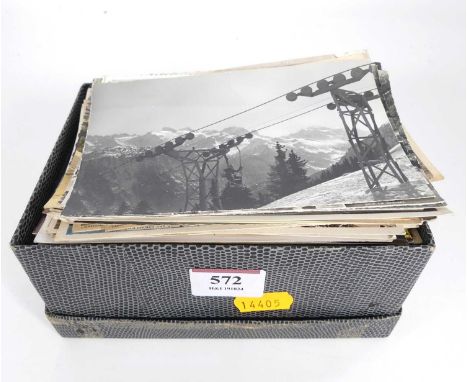 A collection of vintage postcards, mainly topographical 