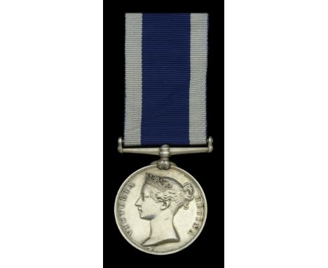 Royal Navy L.S. & G.C., V.R., narrow suspension, impressed naming (S. A. Critchley, Ch. Sto. H.M.S. Vivid.) good very fine £1
