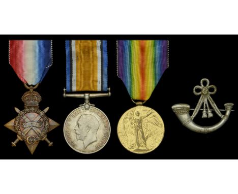 Three: Private J. Winfield, 8th Battalion, Oxfordshire and Buckinghamshire Light Infantry  1914-15 Star (16342 Pte. J. Winfie