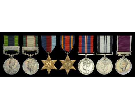 Seven: Lieutenant W. H. Bosworth, Royal Indian Army Service Corps  India General Service 1908-35, 1 clasp, Waziristan 1921-24
