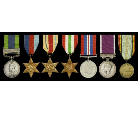 Six: Private W. Holdsworth, Oxfordshire and Buckinghamshire Light Infantry  India General Service 1908-35, 1 clasp, Burma 193