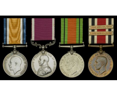 Family group  Pair: Private J. Bryne, Oxfordshire and Buckinghamshire Light Infantry British War Medal 1914-20 (6078 Pte. J. 