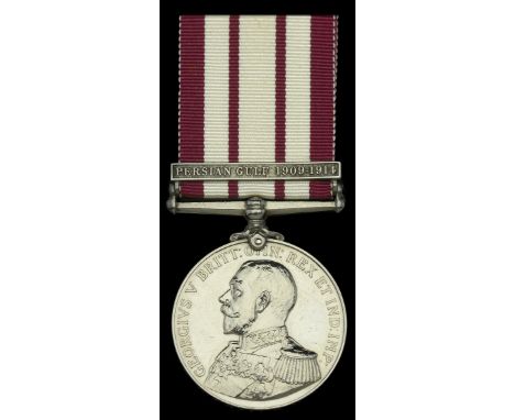 Naval General Service 1915-62, 1 clasp, Persian Gulf 1909-1914 (Ply.12260. Pte. A. Tait, R.M.L.I. H.M.S. Perseus.) good very 