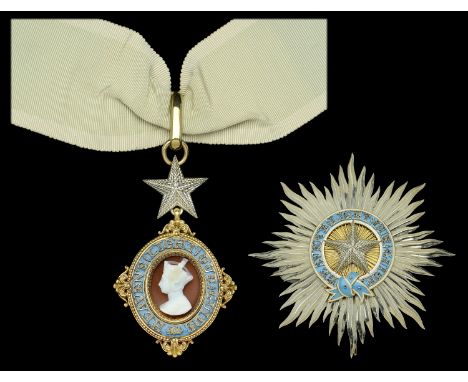 The Most Exalted Order of the Star of India, K.C.S.I., Knight Commander’s set of insignia comprising neck badge (1st type, wi