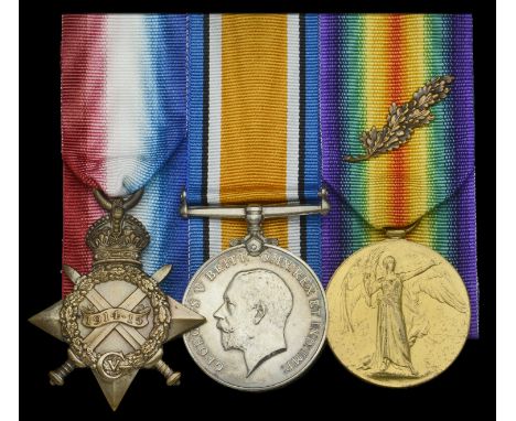Three: Engineer Lieutenant-Commander R. W. Whitehead, Royal Navy  1914-15 Star (Eng. S. Lieut. R. W. Whitehead. R.N.); Britis