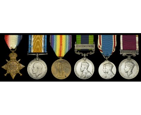 Six: Lance-Corporal F. Golby, Oxfordshire and Buckinghamshire Light Infantry  1914-15 Star (48797 Pte. F. Golby, Oxf. & Bucks