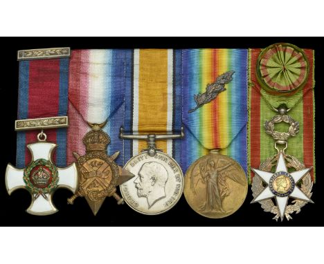 A Great War ‘Western Front’ D.S.O. group of five awarded to Colonel G. M. Oldham, Royal Engineers, who was awarded the D.S.O.
