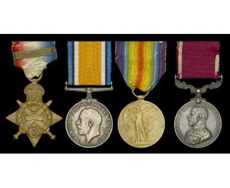 Four: Private F. Hoare, Northamptonshire Regiment  1914 Star, with clasp (8663 Pte. F. Hoare. 2/North’n R.); British War and 