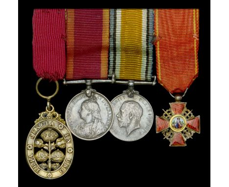 An unattributed C.B. group of four miniature dress medals  The Most Honourable Order of the Bath, C.B. (Civil) Companion’s ba