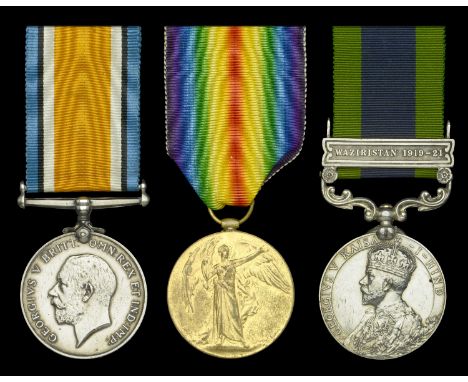 Three: Private H. M. Parsons, Oxfordshire and Buckinghamshire Light Infantry, later Machine Gun Corps  British War and Victor