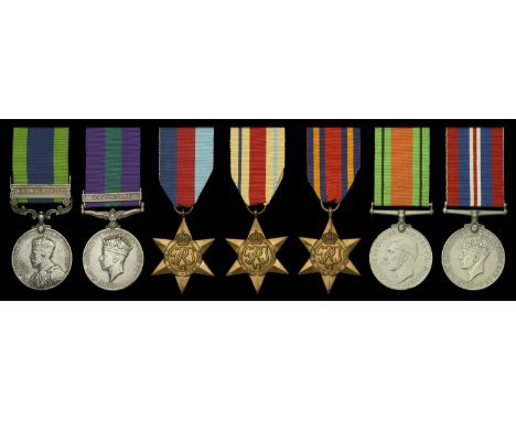 Seven: Private H. W. Llewellyn, Oxfordshire and Buckinghamshire Light Infantry, later Worcestershire Regiment  India General 