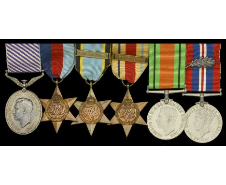 A Second War ‘Immediate’ D.F.M. group of six awarded to Flight Lieutenant Jack Edwards, 142 Squadron, Royal Air Force  Distin