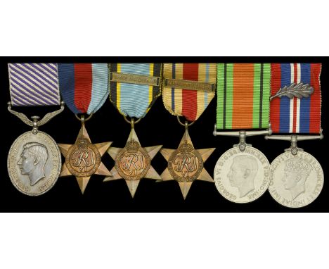 A Second War ‘Immediate’ D.F.M. group of six awarded to Flight Lieutenant Jack Edwards, 142 Squadron, Royal Air Force  Distin