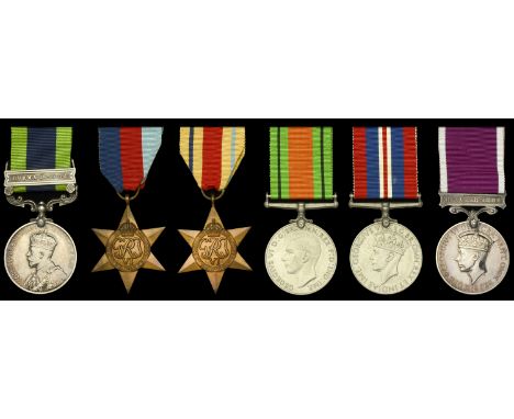 Six: Warrant Officer Class I G. Wilson, Oxfordshire and Buckinghamshire Light Infantry  India General Service 1908-35, 1 clas