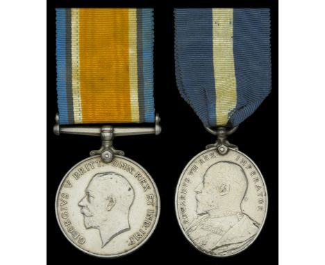 Pair: Sergeant W. W. Caudrey, Oxfordshire and Buckinghamshire Light Infantry  British War Medal 1914-20 (7277 Sjt. W. M [sic]