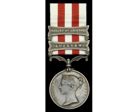 The Indian Mutiny Medal awarded to Colonel E. C. Garstin, C.B., Executive Engineer, Bengal Staff Corps, the only East India C