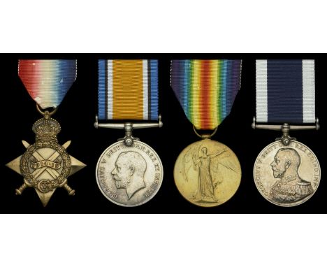 Four: Commissioned Engineer J. A. Miller, Royal Navy  1914-15 Star (269885, J. A. Miller, C.E.R.A. 2., R.N.); British War and