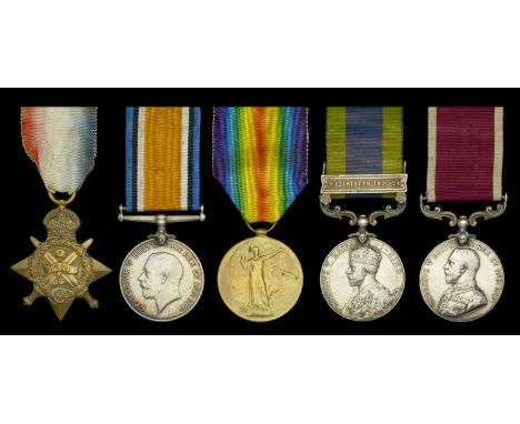 Five: Private E. Cross, Welsh Regiment  1914 Star (9164 Pte E. Cross. 2/Welsh R.); British War and Victory Medals (9164 Pte. 