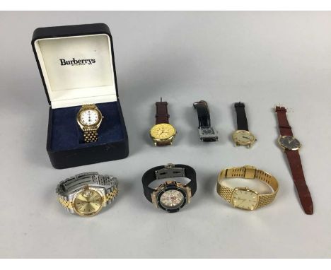 ROTARY BICOLOUR MEN'S DRESS WATCH,along with other men's watches including Longines, Raymond Weil and other examples