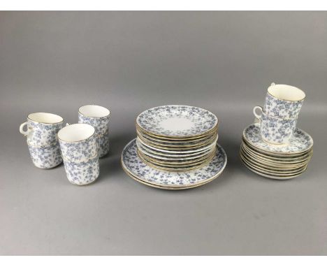 ROYAL WORCESTER PART TEA SERVICE,decorated with oak leaves