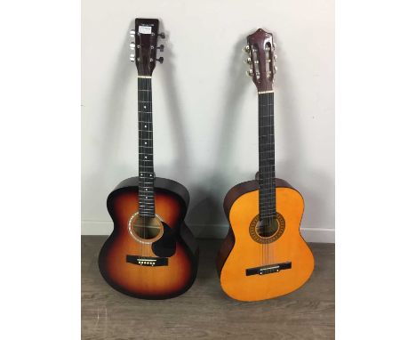 HERALD ACOUSTIC GUITAR,along with another acoustic guitar (2)