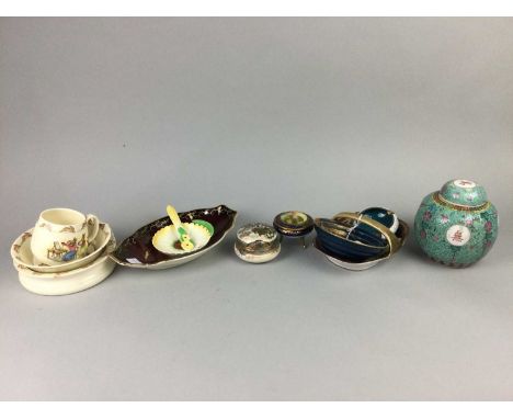 LOT OF BUNNYKINS PLATES, BOWLS AND CUPS,along with other ceramics including Noritake, Royal Winton, Carlton Ware, Royal Doult